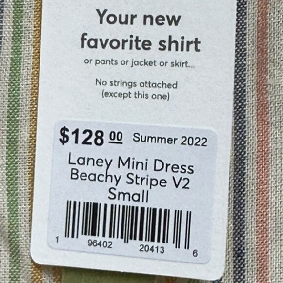 NWT Marine Layer Laney Mini Dress in Beachy Stripe Size Small - Picture 7 of 8